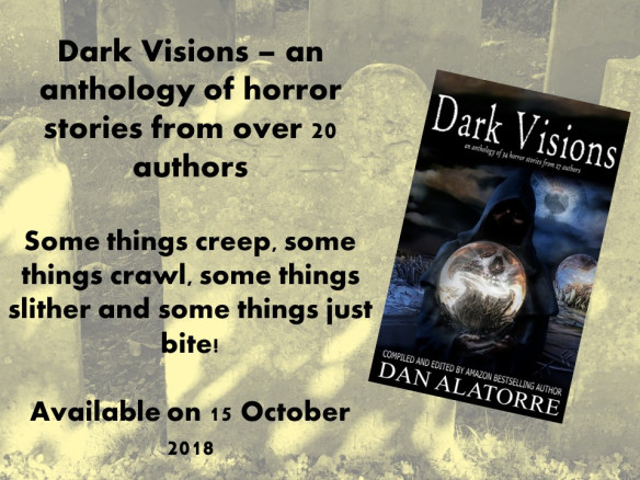 banner ad for Dark Visions, a collection of supernatural stories